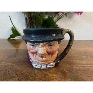 Royal Doulton Tony‎ Weller Mini Character Jug Toby Mug England Vintage Decor